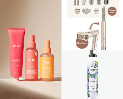 Hair care cover photo collage