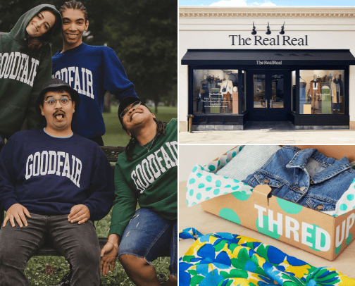 Best Online Thrifting - Ditch Fast Fashion cover photo collage