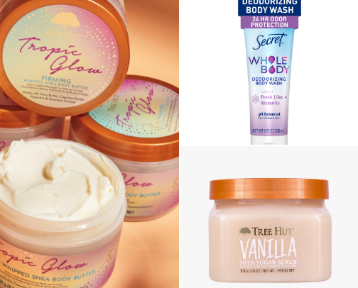 Shower must haves cover photo collage