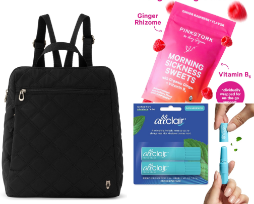 Flying/long distance travel necessities cover photo collage