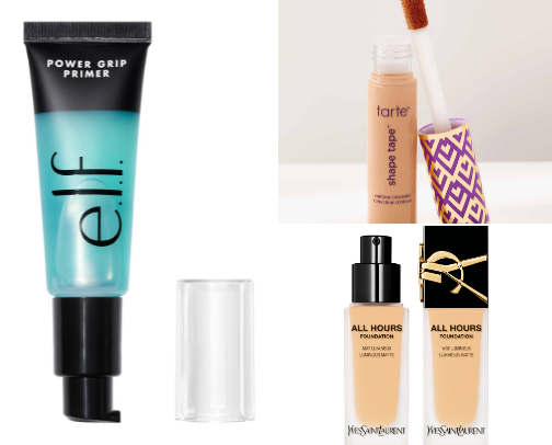 Full face make-up cover photo collage