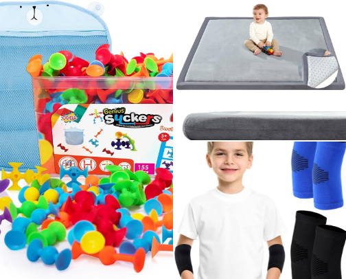 Pediatric OT and PT recommendations cover photo collage