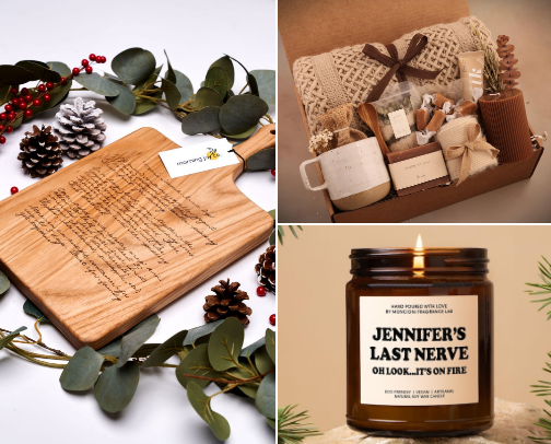 Gifts That Hit Different cover photo collage