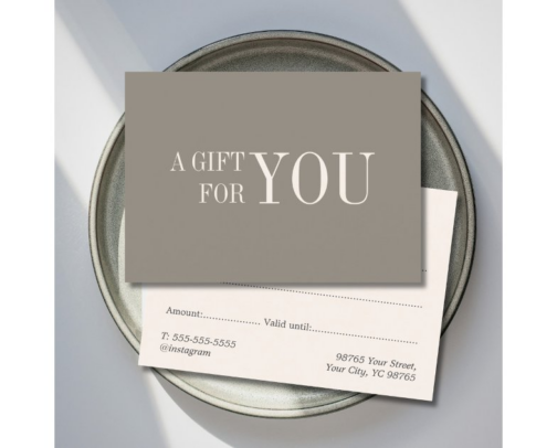 Gift & Coupon Card Designs You Can Customize cover photo collage