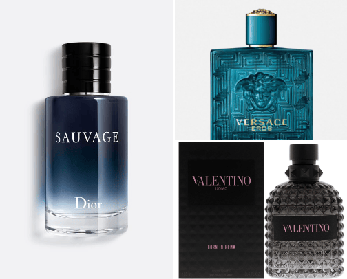 Fragrances for men cover photo collage