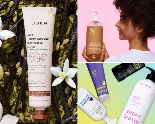 NON TOXIC SKINCARE & BEAUTY cover photo collage