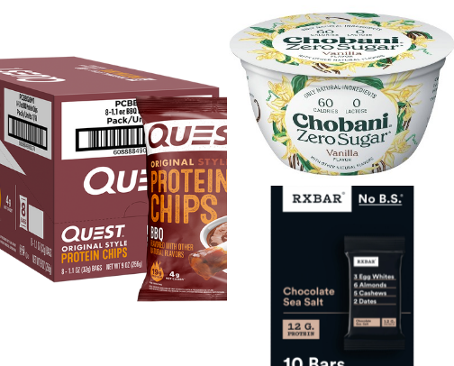💪 High-Protein Snacks You’ll Actually Crave cover photo collage
