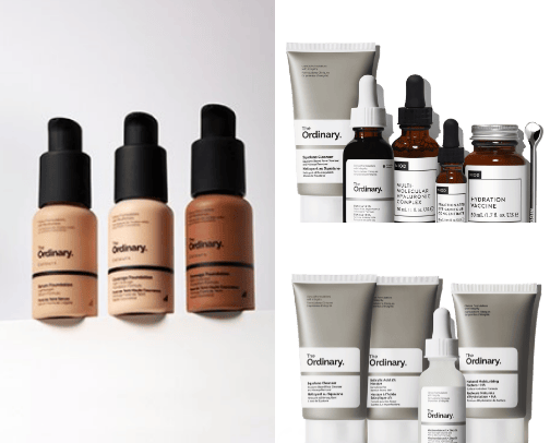 The Ordinary bestsellers cover photo collage