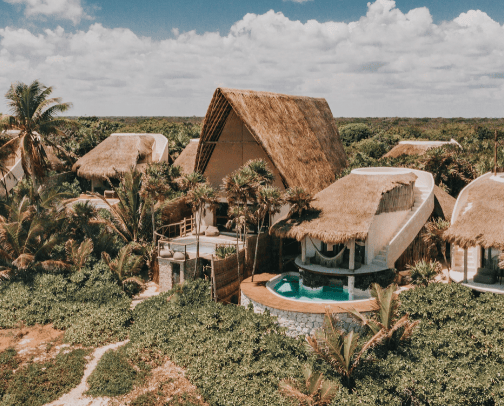 Hotels and resorts cover photo collage