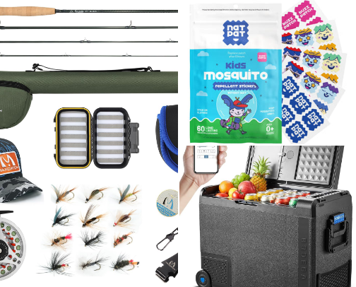 Camping/outdoor essentials cover photo collage