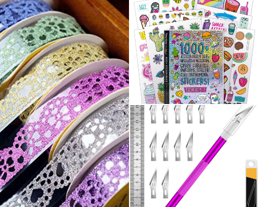 Scrapbooking essentials cover photo collage