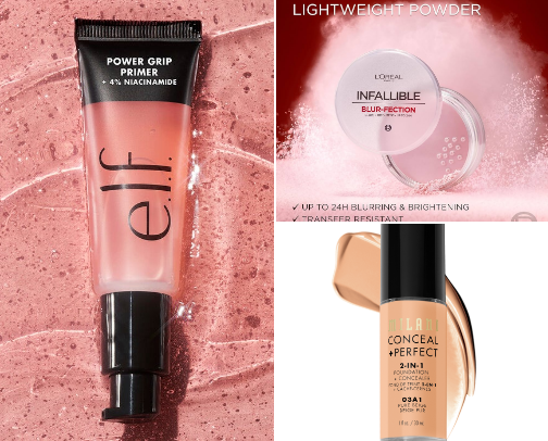 Beauty on a Budget cover photo collage