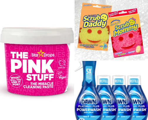 Top 10 Viral Cleaning Products For A Clean Girl Home ✨ cover photo collage