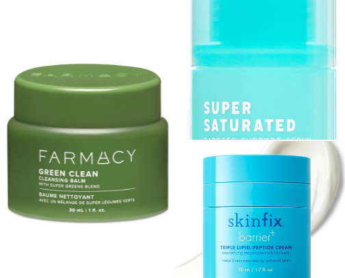 Skincare that Saved my Skin Barrier || Extremely Dry, Dull Skin Repair cover photo collage