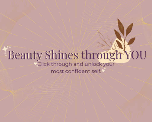 Beauty shines through YOU✨ cover photo collage