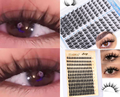 amazon finds: the cutest manga worthy lashes for that doe eyed look🎀 cover photo collage