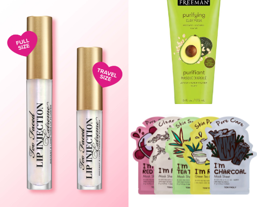 My core beauty products cover photo collage