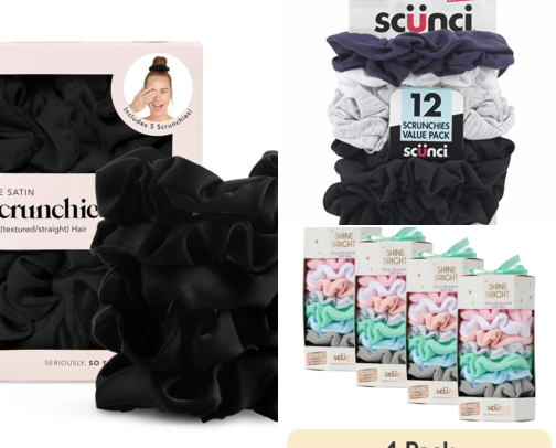 Silk Scrunchies That Don't Leave Dents in My Hair — I Sleep in Them Now cover photo collage