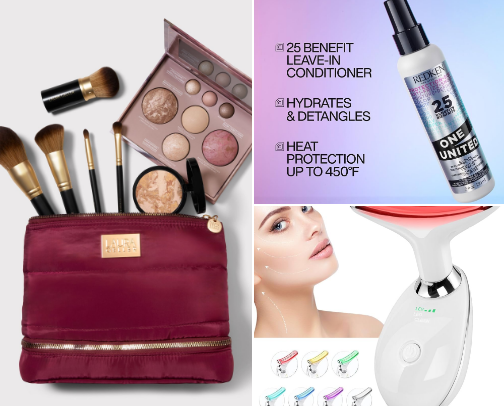 My favorite beauty items cover photo collage
