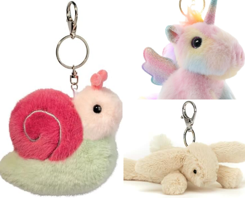 Bag & Keychain Charms cover photo collage