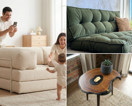 Home stuff & decors cover photo collage