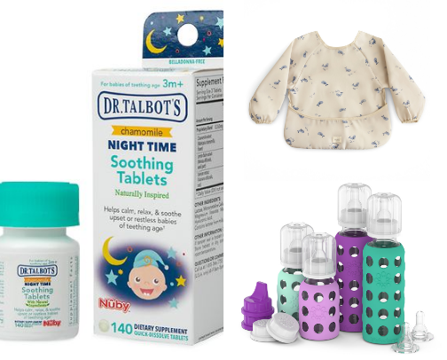 Baby essentials cover photo collage