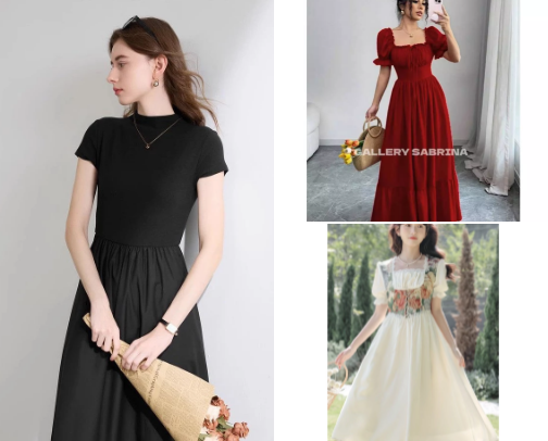 Recommended Dress for Party cover photo collage