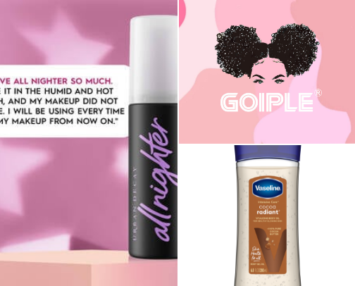 My favorite beauty recs cover photo collage