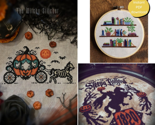 Cross Stitch cover photo collage