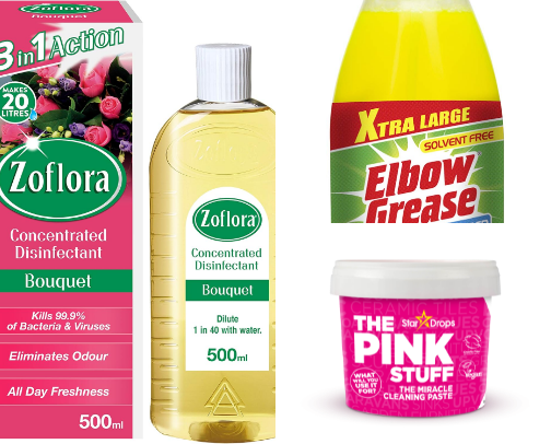 Cleaning Essentials & Must Haves cover photo collage