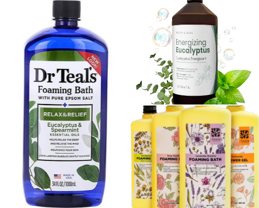 Eucalyptus Bubble Baths for a Truly Relaxing Soak cover photo collage