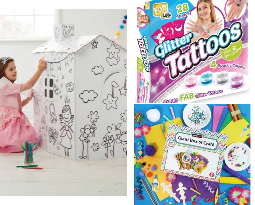 Getting Crafty - Ideas for 3+ old Girls cover photo collage