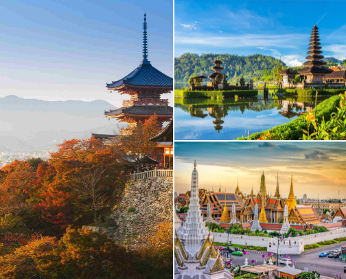 ✈️ 16 Dream Vacation Destinations Worth Visiting cover photo collage