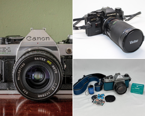 Retro Film Cameras That Finally Gave Me the Dreamy Photos I Kept Failing At cover photo collage