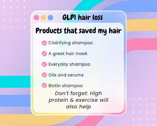 Hair care for regrowth after glp1 hair loss cover photo collage