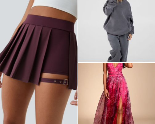 Clothing cover photo collage