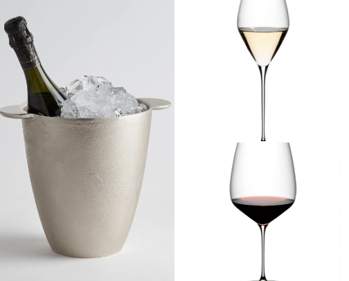 The Stemware & Bar Cart Edit cover photo collage
