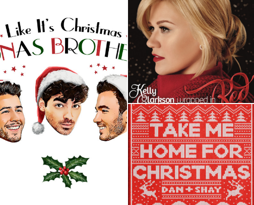 My current Christmas Spotify Music play list with a fun mix of songs. Put it on shuffle and off you go! 🎄 cover photo collage