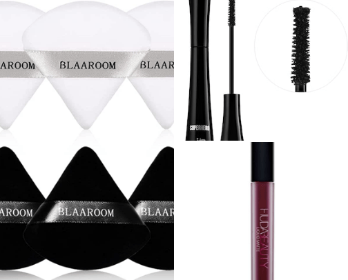 Amazon makeup faves cover photo collage