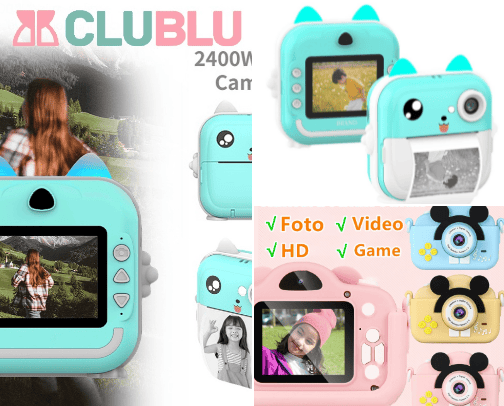 "Top Mini Cameras for Kids: Fun and Easy-to-Use Picks for Little Photographers" cover photo collage