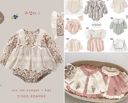 Sweet Little Girl Wardrobe 🎀 cover photo collage