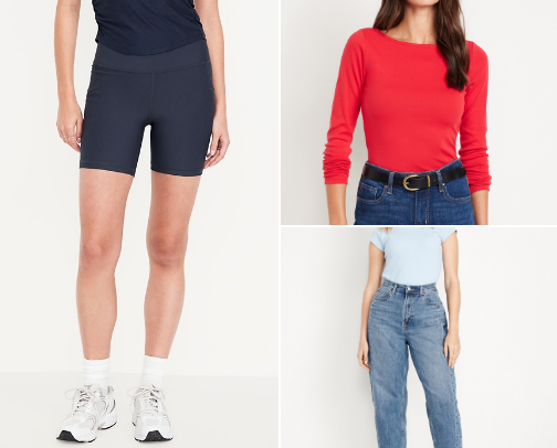 Mid Size Old Navy Reccomendations cover photo collage