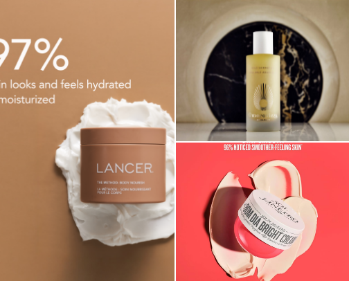 Top High-End Body Lotions to Fade Hyperpigmentation and Unlock a Radiant Glow ✨ cover photo collage