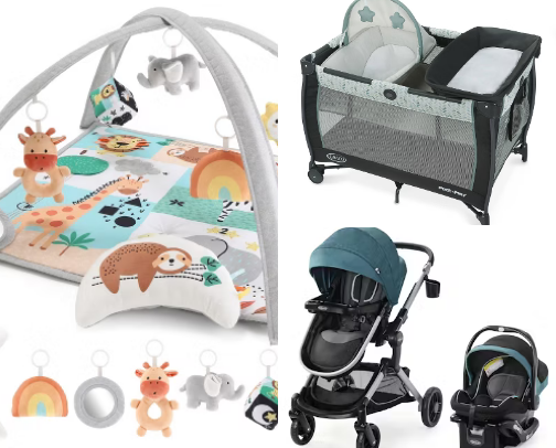 Baby/Toddler Gear and Necessities cover photo collage