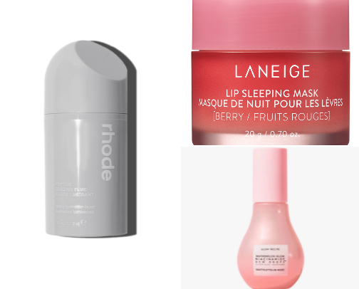 Skincare That Makes Her glow ✨ cover photo collage