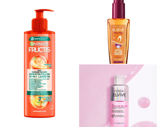 hair care for split ends,non-shiny hair and damaged hair✨ cover photo collage