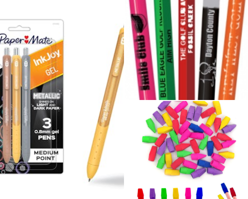 Back to School Items cover photo collage
