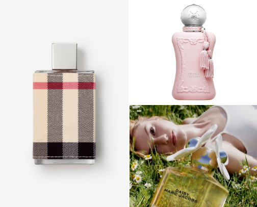 Perfumes that turns heads cover photo collage