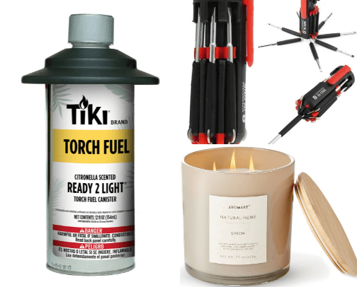 Torches and candles ✨ cover photo collage