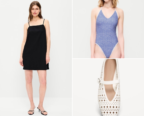 old navy finds cover photo collage